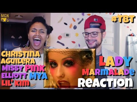 Thumbnail for Christina Aguilera, Lil' Kim, Mya, Pink - Lady Marmalade - #TBT - Reaction