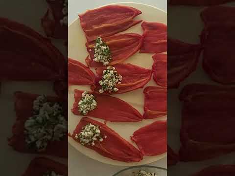 Thumbnail for Peynirli Kapya Biber Sarması - MEZE TARİFLERİ #shorts