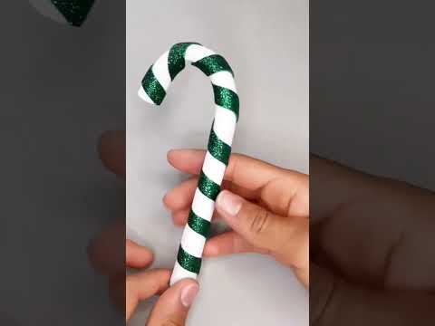 Bastones navideños para decorar el árbol de Navidad ????❤